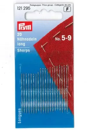 Popolare Aghi da cucire - Aghi da cucire a mano n°5 a 9 - Prym