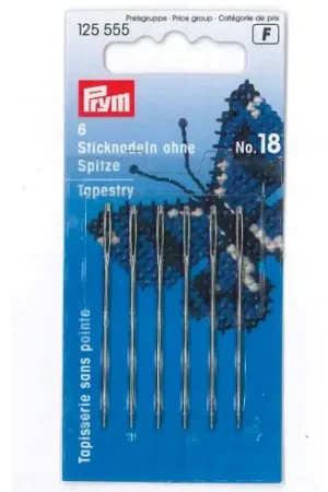 Promo Stagionale Aghi per tappezzeria - Aghi per arazzi a mano n°18 - Prym