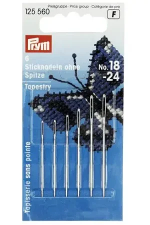 Di Tendenza Aghi per tappezzeria - Aghi per arazzo da n°18 a n°24 - Prym