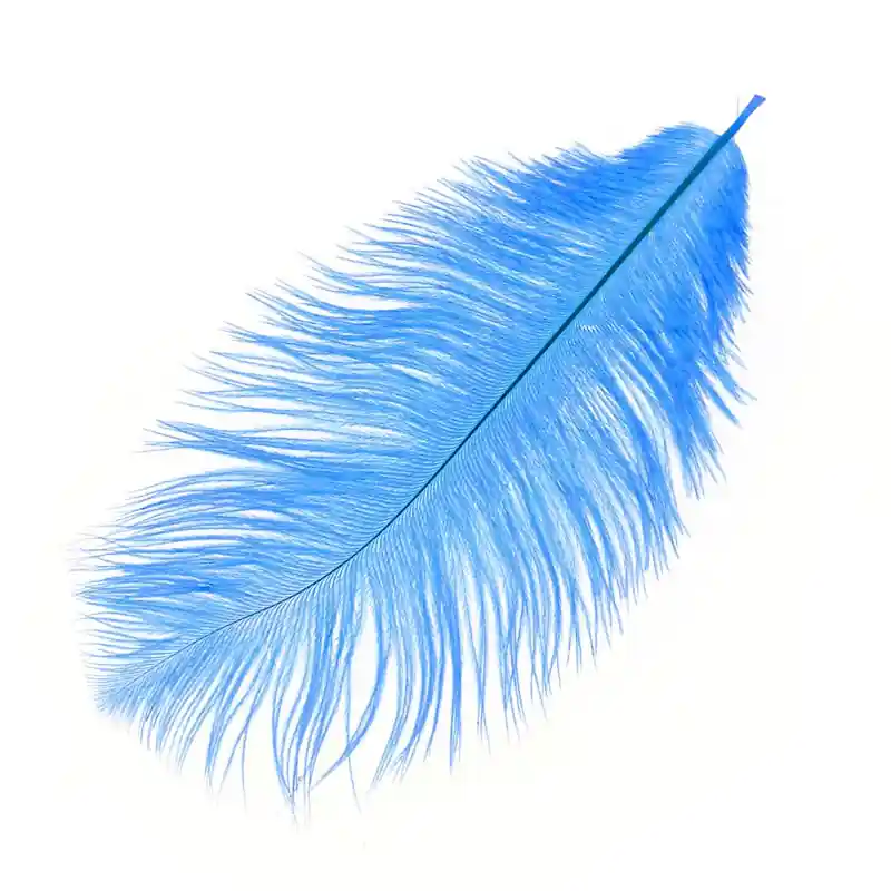 Plume d'autruche 15-20 cm Light Sapphire x1 Più Venduto