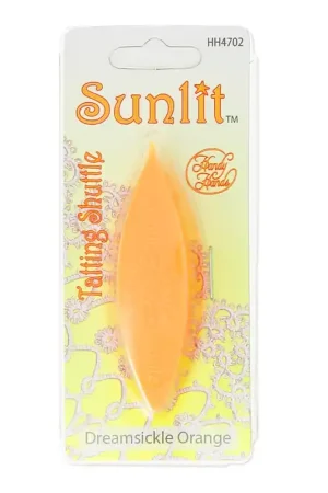 Solo Oggi Navette - Tatting Shuttle Sunlit Dreamsickle Orange x1