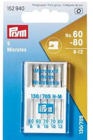 Novità Aghi per macchine da cucire - Aghi Microtex - Prym
