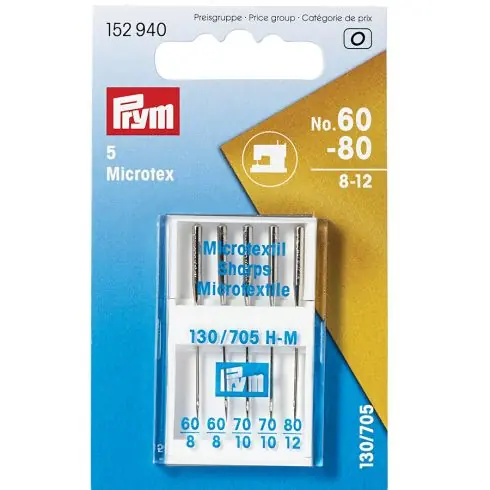 Novità Aghi per macchine da cucire - Aghi Microtex - Prym