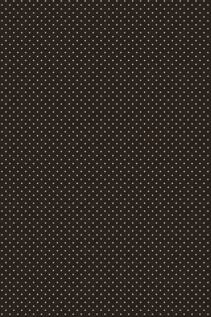 Economico Handworks, Tessuto Fondo Marrone con Piccoli Pois Bianchi