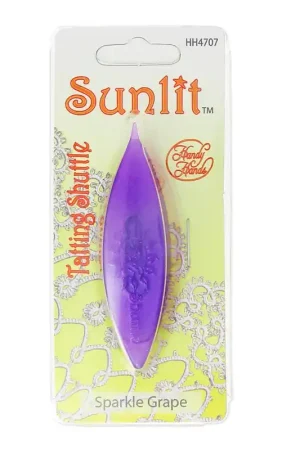 Navette - Tatting Shuttle Sunlit Sparkle Grape x1 Spedizione Gratuita