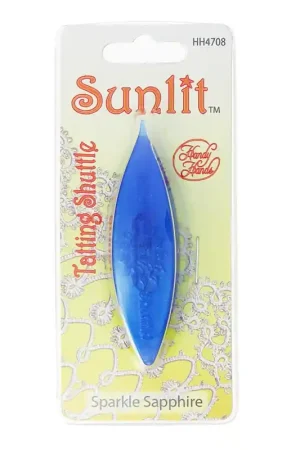 Navette - Tatting Shuttle Sunlit Sparkle Sapphire x1 Ordina Subito