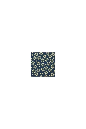 Tessuto giapponese blu con fiori di sakura - Sevenberry Basic Compra Online