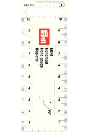 Regolo orlature per trapunto - Regolazione rigida mini - 40 x 115 mm - Prym Occasione