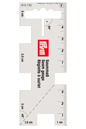Affare Regolo orlature per trapunto - Righello - 40 x 105 x 0,7 mm - Prym