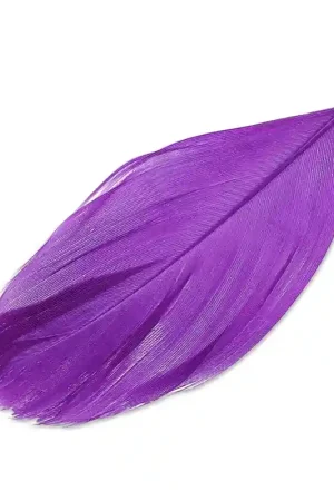 Plume 90 mm Prune/rhodié x1 Nuova Collezione