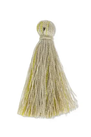 Compra Adesso Pompon imitation soie 40 mm Doré/Sand x1