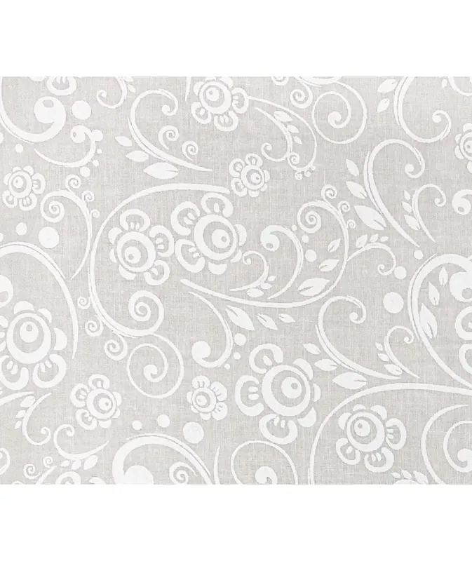 Economico Stim Italia, Tessuto Bianco con Riccioli