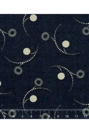 26th Centenary Collection by Yoko Saito, Tessuto Blu Notte con Scintille Bestseller