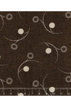 Popolare 26th Centenary Collection by Yoko Saito, Tessuto Marrone Scuro con Scintille