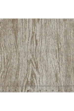 26th Centenary Collection by Yoko Saito, Tessuto Beige e Marrone Effetto Legno Prezzo Ridotto