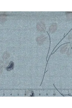 Di Tendenza 26th Centenary Collection by Yoko Saito, Tessuto Azzurro con Rami e Fiori