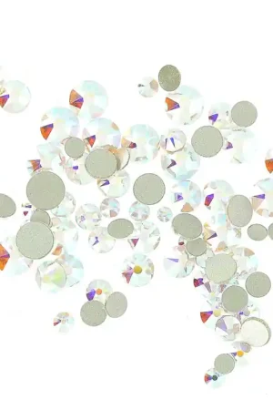 Must-Have Assortiment de strass à coller PureCrystal Crystal AB x2gr