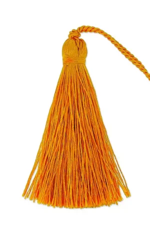 Pompon imitation soie 70 mm Orange x1 Promozione