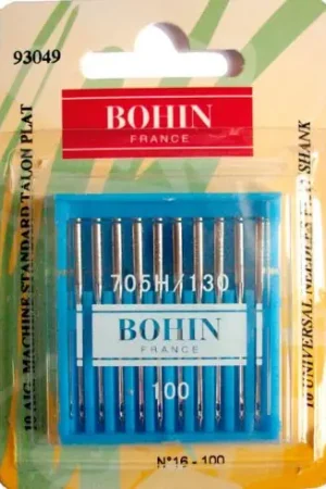 Vendita Finale Aghi per macchine da cucire - 10 Aghi standard n°16/100 - Bohin