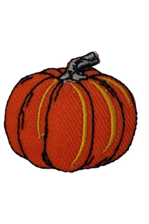 Soddisfatti O Rimborsati Applicazione Termoadesiva Ricamo Zucca Patch 4x3,5 Cm