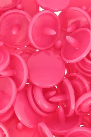 Ultima Occasione Boutons pressions BabySnap type KAM ronds 12,4 mm Fuchsia x30