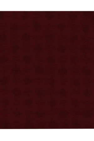 Tessuto Giapponese Tinto in Filo Rosso con Cerchi Offerta Del Giorno