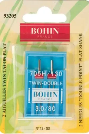 Aghi per macchine da cucire - 2 aghi doppio twin - Bohin Promozione Esclusiva