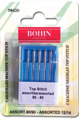 Aghi per macchine da cucire - 5 aghi Quilting 80/90 - Bohin Ultima Occasione