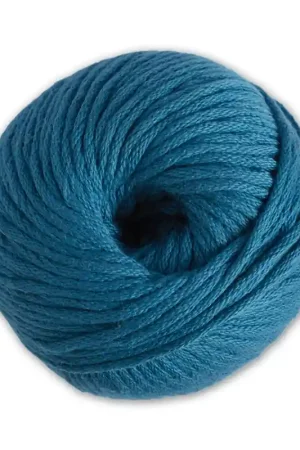 Ultime Pezzi Coton Natura XL DMC - Pelote coton Bleu Canard (n°71) x 75m