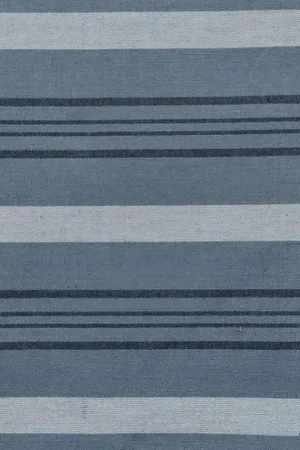 Classic Wovens, Tessuto Giapponese Blu a righe chiare e scure Spedito Oggi
