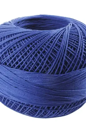 Novità Fil de coton Lizbeth taille 10 Royal Blue n°652 x111m