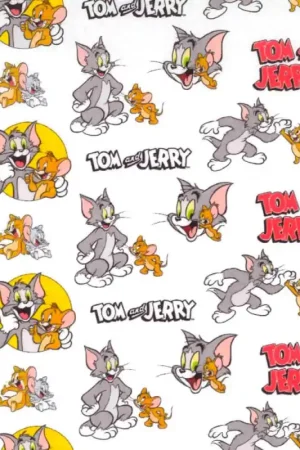 Tessuto popeline in cotone - Tom and Jerry - Amici Spedizione Espresso
