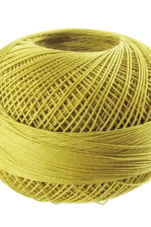 Fil de coton Lizbeth taille 10 Harvest Gold n°699 x111m Di Tendenza