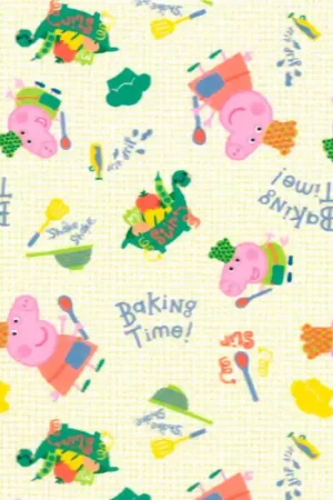 Prezzo Di Fabbrica Tessuto popeline in cotone - Peppa Pig - Baking Time!