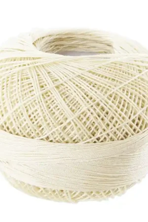 Fil de coton Lizbeth taille 10 Ecru n°603 x111m Pagamento Sicuro