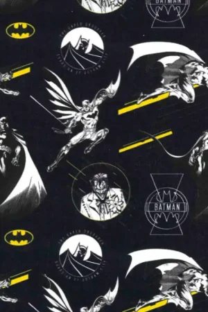 Solo Oggi Tessuto popeline in cotone - Batman - Batman and Joker