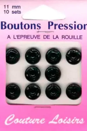 Bottoni a pressione - Bottoni a pressione per cucire - 11 mm - Couture loisirs Soddisfatti O Rimborsati