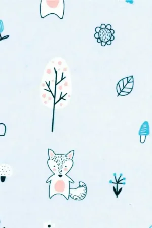 Tessuto popeline in cotone - Foresta Saldi