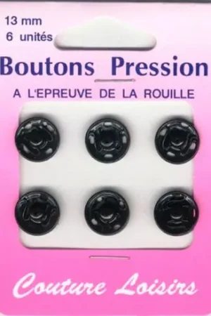 Bottoni a pressione - Bottoni a pressione per cucire - 13 mm - Couture loisirs Compra Online