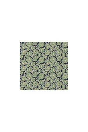 Henry Glass Gratitude  Grace by Kim Diehl, Tessuto Blu con Fiori Vintage Popolare