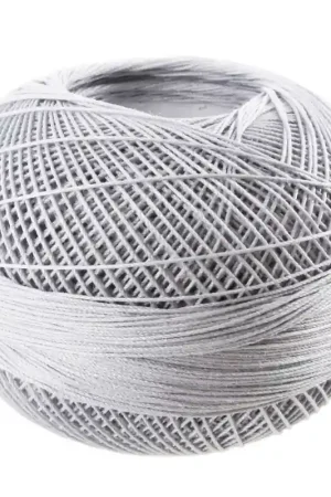 Promozione Fil de coton Lizbeth taille 20 Silver   n°605  x192m