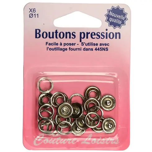 Esclusivo Bottoni a pressione - Ricarica pulsanti a pressione - Couture loisirs