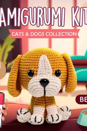 Kit Amigurumi Cane Beagle - Círculo Reso Gratuito