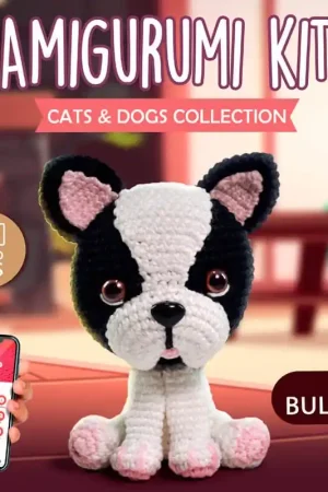 Kit Amigurumi Cane Bulldog Francese - Círculo Novità