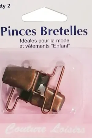 Offerta Lampo Fibbie e clip - Pinze bretelle colorate antico - Couture loisirs