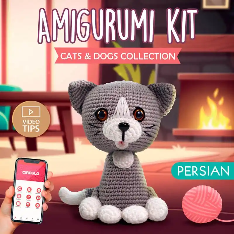 Non Perdere Kit Amigurumi Gatto Persiano - Círculo