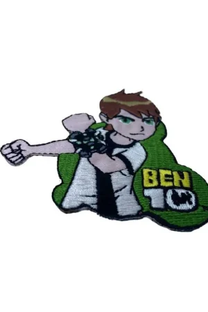 Quantità Limitata Applicazione Termoadesiva Patch Personaggio Cartone Animato Ben Ten 10 Ricamo Lucido