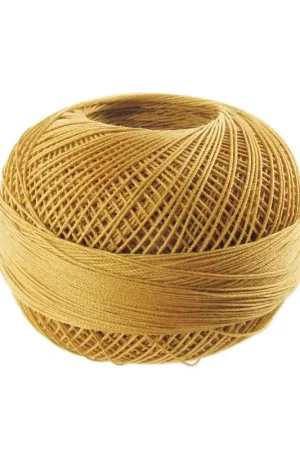 Fil de coton Lizbeth taille 20 Harvest Gold n°699 x192m Di Tendenza