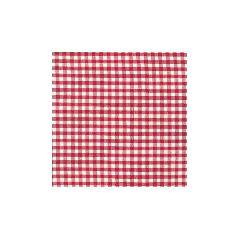 Robert Kaufman, Carolina Gingham Collection, Tessuto Tinto in Filo a Quadretti Bianco e Rosso Prezzo Conveniente
