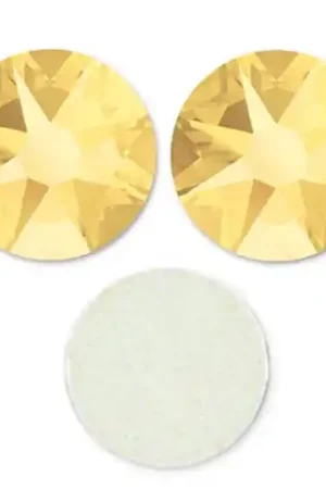 Strass à coller en cristal PureCrystal 4 mm Crystal Metallic Sunshine x36 Solo Oggi